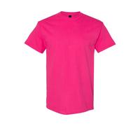 Gildan Men's Heavy Cotton T-Shirt in Pink | Size: Medium Gildan Pink M