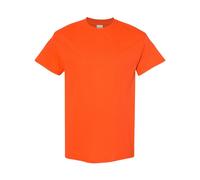 (3XL, Orange) Gildan Mens Heavy Cotton T-Shirt