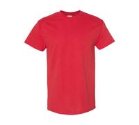(5XL, Red) Gildan Mens Heavy Cotton T-Shirt