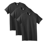 Gildan Men's Heavy Cotton T-Shirt, Style G5000, Multipack, Black (Pack of 3), 3XL