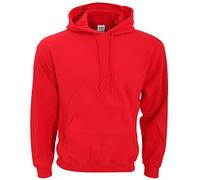 Gildan Men's Heavyweight Hooded Sweatshirt - Red - 3XL (UK)