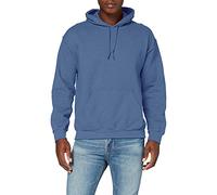 Gildan Men's Heavyweight Hooded Sweatshirt Hoodie, Blue (Indigo Blue), L