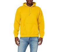 Gildan Men's Heavyweight Hooded Sweatshirt Hoodie, Gold, S