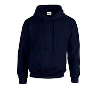 Gildan Men's Heavyweight Hooded Sweatshirt Hoodie, navy, L