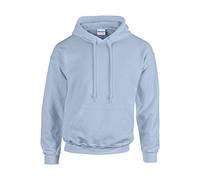 Gildan Men's Hooded Pullover Adult 50/50. Hooded Sweat/18500, Plain - Blue - Small
