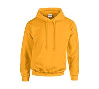 Gildan Men's Hooded Pullover 18500 - 50/50 Blend, Plain - Yellow Medium