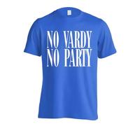 Gildan Men's Leicester No Vardy No Party T-Shirt (Blue) in Blue | Size: Small Gildan Blue S