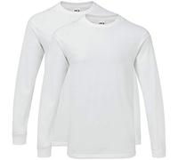 Gildan Men's Long Sleeve T-Shirt, Hammer Collection, Style Gh400, White (2-Pack), Medium (Pack of 2)