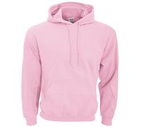 Unbekannt Men's Hooded Long Sleeve Hoodie pink light pink Medium