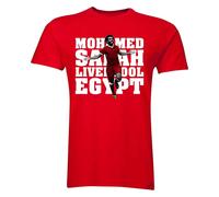 Gildan Men's Mohamed Salah Liverpool Player T-Shirt (Red) in Red | Size: Small Gildan Red S