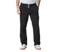 GILDAN Men's Open Bottom Sweatpant With Pockets Pants, Black, S UK