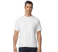 Gildan Men's Plain Cotton Lightweight T-Shirt in White | Size: XS Gildan White XS