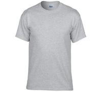 Gildan Men's Plain Lightweight T-Shirt in Grey | Size: Medium Gildan Grey M