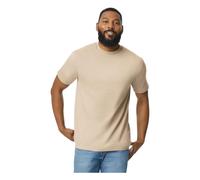 Gildan Men's Plain Lightweight T-Shirt in Light Sand | Size: XL Gildan Light Sand XL