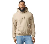 Gildan Men's Plain Pink Hoodie in Light Sand | Size: 3XL Gildan Light Sand 3XL