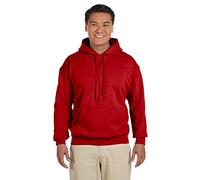 Gildan Men's Pouch Pocket Hooded Sweatshirt Clothing - Red -
