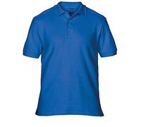 Gildan Mens Premium Cotton Sport Double Pique Polo Shirt (L) (Royal)