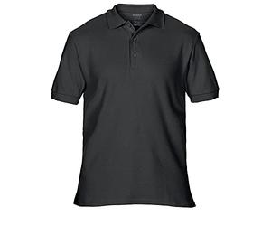 Gildan Mens Premium Cotton Sport Double Pique Polo Shirt (M) (Black)