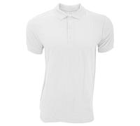 Gildan Men's Premium Cotton Sport Double Pique Polo Shirt, White, Size S