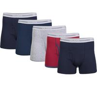 Gildan Men's Regular Leg Boxer Briefs, Multipack (Pack of 5)
