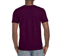 Gildan Softstyle Adult T-Shirt – Ringspun 100% Cotton, Short Sleeve Crew – 2XL Maroon