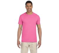 Gildan Mens Short Sleeve Soft-Style T-Shirt (3XL) (Azalea)