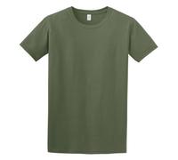 Gildan Mens Short Sleeve Soft-Style T-Shirt (3XL) (Military Green)