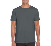 Gildan Mens Short Sleeve Soft-Style T-Shirt (4XL) (Charcoal)