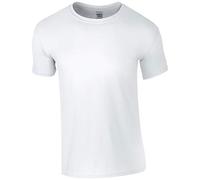 Gildan Mens Short Sleeve Soft-Style T-Shirt (4XL) (White)