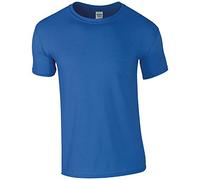 Gildan Mens Short Sleeve Soft-Style T-Shirt - blue - XL