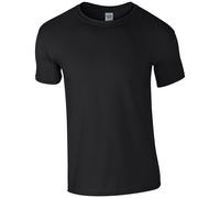Gildan Men's Short Sleeve Soft-Style T-Shirt in Black | Size: Medium Gildan Black M