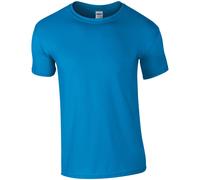 (2XL, Sapphire) Gildan Mens Short Sleeve Soft-Style T-Shirt
