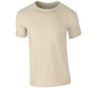 Gildan Men's Short Sleeve Soft-Style T-Shirt in Light Sand | Size: 3XL Gildan Light Sand 3XL