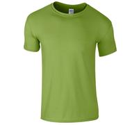 Gildan Men's Short Sleeve Soft-Style T-Shirt in Lime | Size: 2XL Gildan Lime 2XL