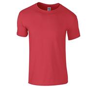Gildan Mens Short Sleeve Soft-Style™ T-Shirt (L) (Antique Cherry Red)