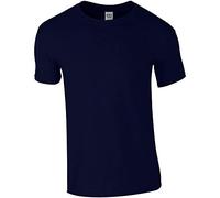 Gildan Mens Short Sleeve Soft-Style T-Shirt (L) (Navy)