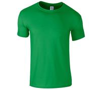 Gildan Mens Short Sleeve Soft-Style T-Shirt (M) (Irish Green)