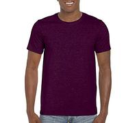 Gildan Mens Short Sleeve Soft-Style T-Shirt (M) (Maroon)