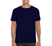 Gildan Mens Short Sleeve Soft-Style T-Shirt (M) (Navy)