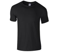 Gildan Mens Short Sleeve Soft-Style T-Shirt (XL) (Black)