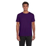 Gildan Mens Short Sleeve Soft-Style T-Shirt (XL) (Purple)