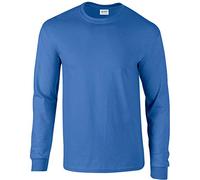 Gildan Men's Soft Style L/Sleeve T-Shirt, Blue (Royal), Large