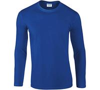 (2XL, Royal) Gildan Mens Soft Style Long Sleeve T-Shirt