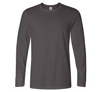 Gildan Men's Soft Style L/Sleeve T-Shirt, Grey (Charcoal), XX-Large