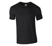 Gildan Men's Soft Style Ringspun T-Shirt in Black | Size: Medium Gildan Black M