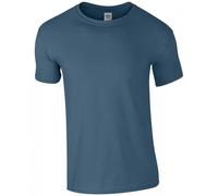 (3XL, Indigo Blue) Gildan Mens Soft Style Ringspun T Shirt