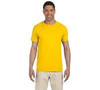 Gildan Men's Soft-Style T-Shirt 4XL Daisy Yellow