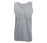 (L, Sport Grey) Gildan Mens Softstyle Tank Vest Top