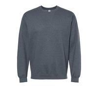 Gildan Mens Softstyle Crewneck Sweatshirt, Dark Heather, 4XL