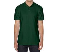 Gildan Men's SoftStyle Double Pique Polo Shirt in Bottle Green | Size: Small Gildan Bottle Green S